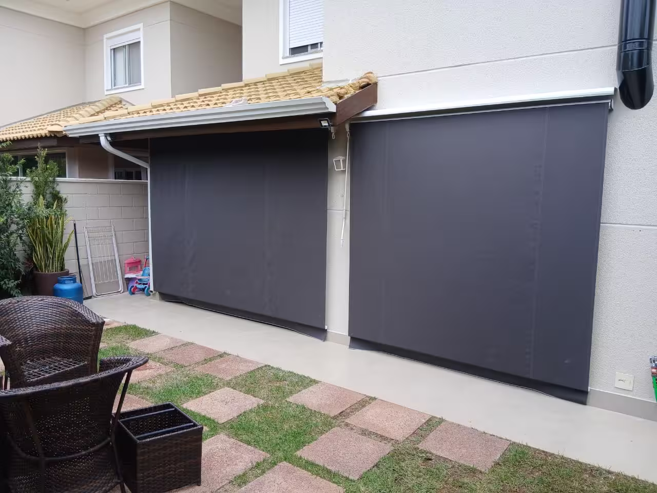 Toldo rolon tipo cortina